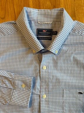 Vinyard Vines Performance Classic Fit Tucker Button Down Shirt Mens XL